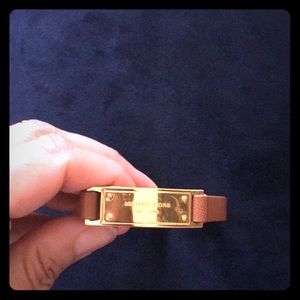 Michael Kors leather bracelet